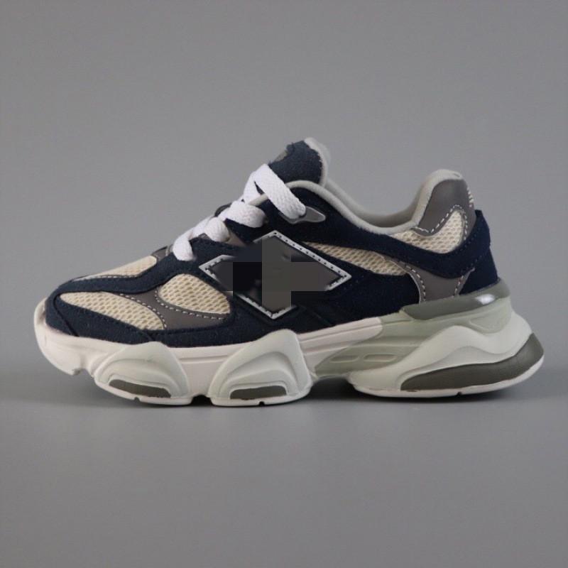 Nb9060 Retro Mesh Kinder Freizeitsneakers - Langsam laufende Sportschuhe für Jungen & Mädchen