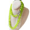 Autumn And Winter Long Quartz Rock Jade Sweater Chain Fashionable Versatile Temperament Atmosphere Necklace Women Wear A Variety Of Ways