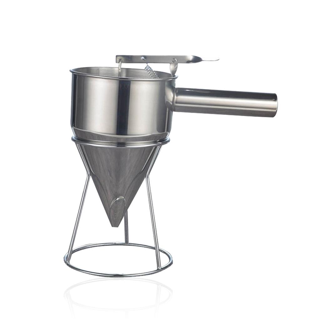 

Pancake Dispenser Cupcake Funnels Cookie Separator with Stand Holder Food Cake Baking Tool Accessory Household Restaurant
