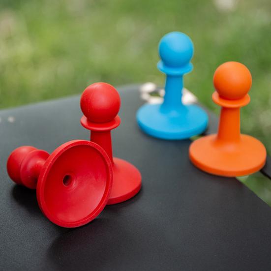 4 Peças Cobertura de Ponta de Haste de Lona Proteções contra Raios Tampa Acessórios Protetores de Isolamento de Ponta de Haste de Suporte para Acampamento Caminhada Toldo Tenda Abrigo