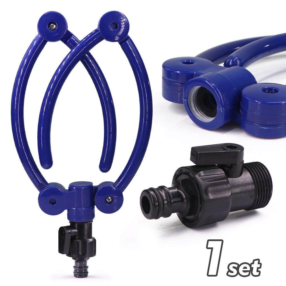 

3/4 Ring-shaped Garden Sprinkler Adjustable Angle Sprayer for Tree Root Agriculture Orchard Lawn Irrigation Large Area Watering