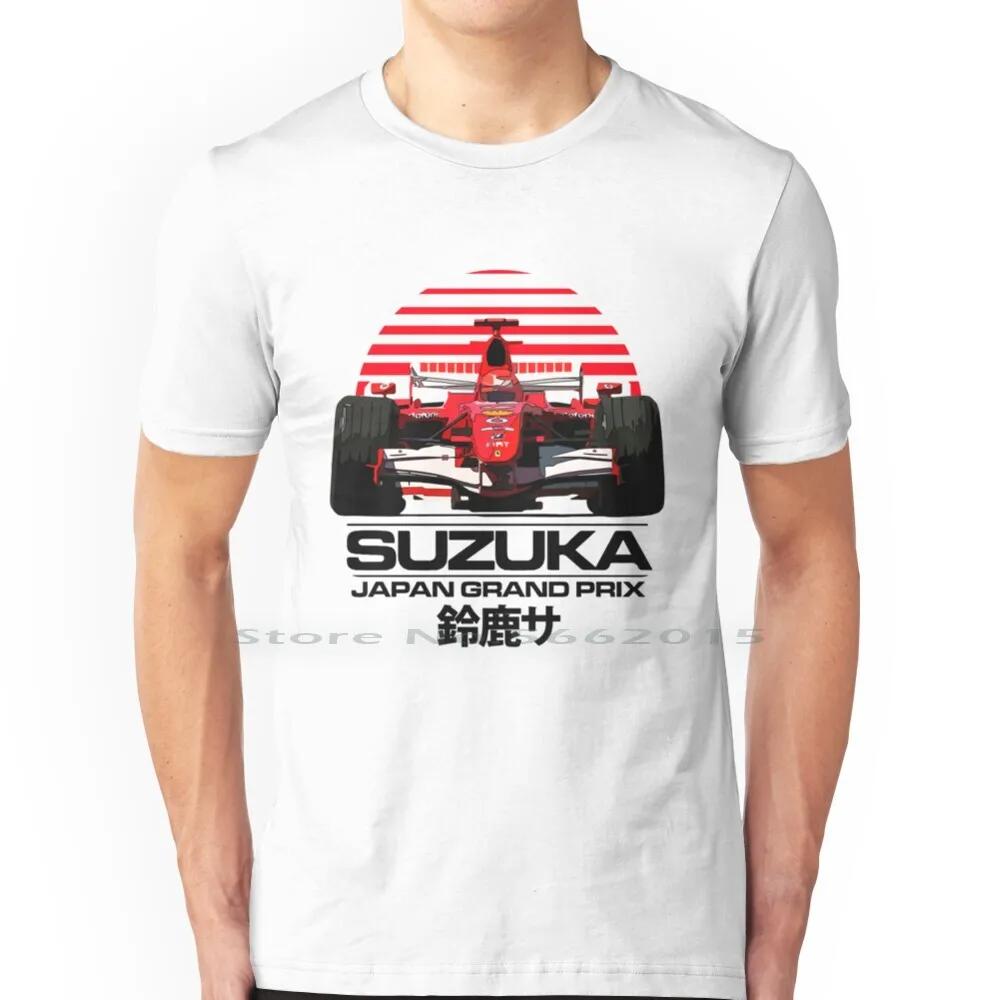 Michael Schumacher Suzuka Japonská Grand Prix Tričko 100% Bavlna Závodní Jezdec Michael Schumacher Schumacher F2002 Závodní