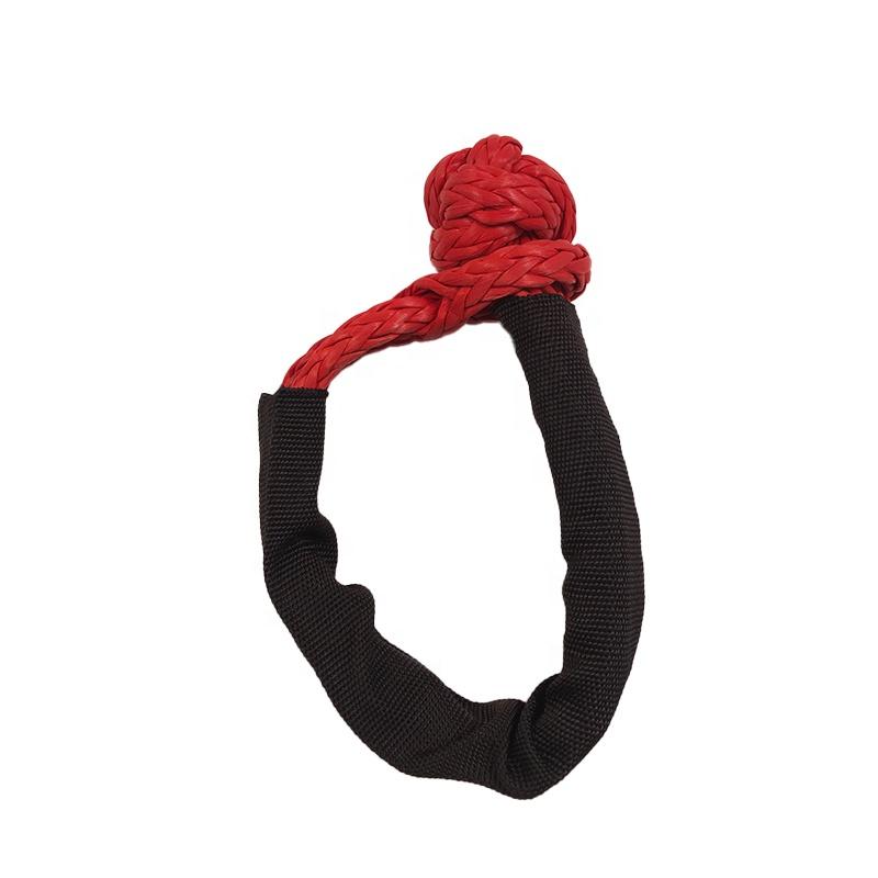 Hyropes UHMWPE Soft Shackle 12mm*55mm Soft Shackle Rope With Protective Sleeve Cover 10mm