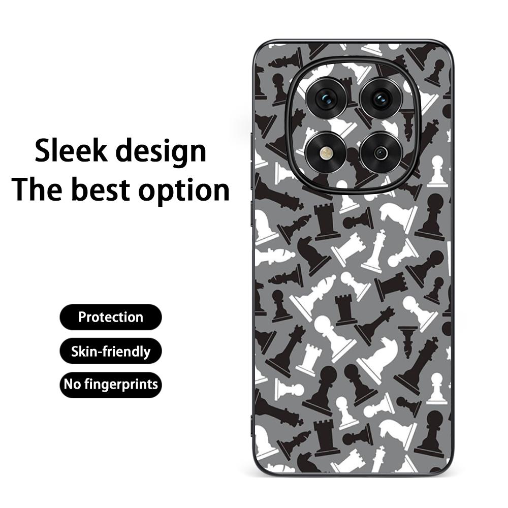 Stylish Chess retro simple design Phone Case For Redmi Note 14 13 12 11 Pro Plus S 5G 14C A3 Soft Black Phone Cover