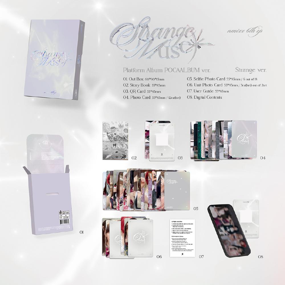 Pre-order NMIXX 6th EP Strange Muse POCAALBUM Ver. & SHOP POB