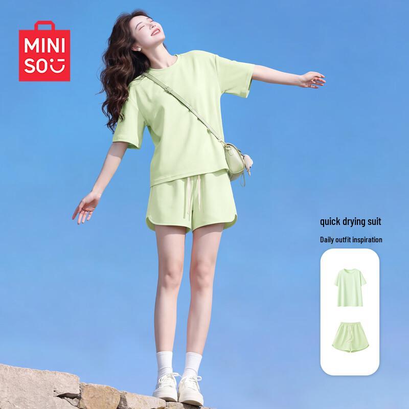 

MINISO Women s Summer Quick-Dry Sports Set S
