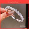 Minimalist Round Diamondstudded Copper Bracelet For Women With Elegant Style