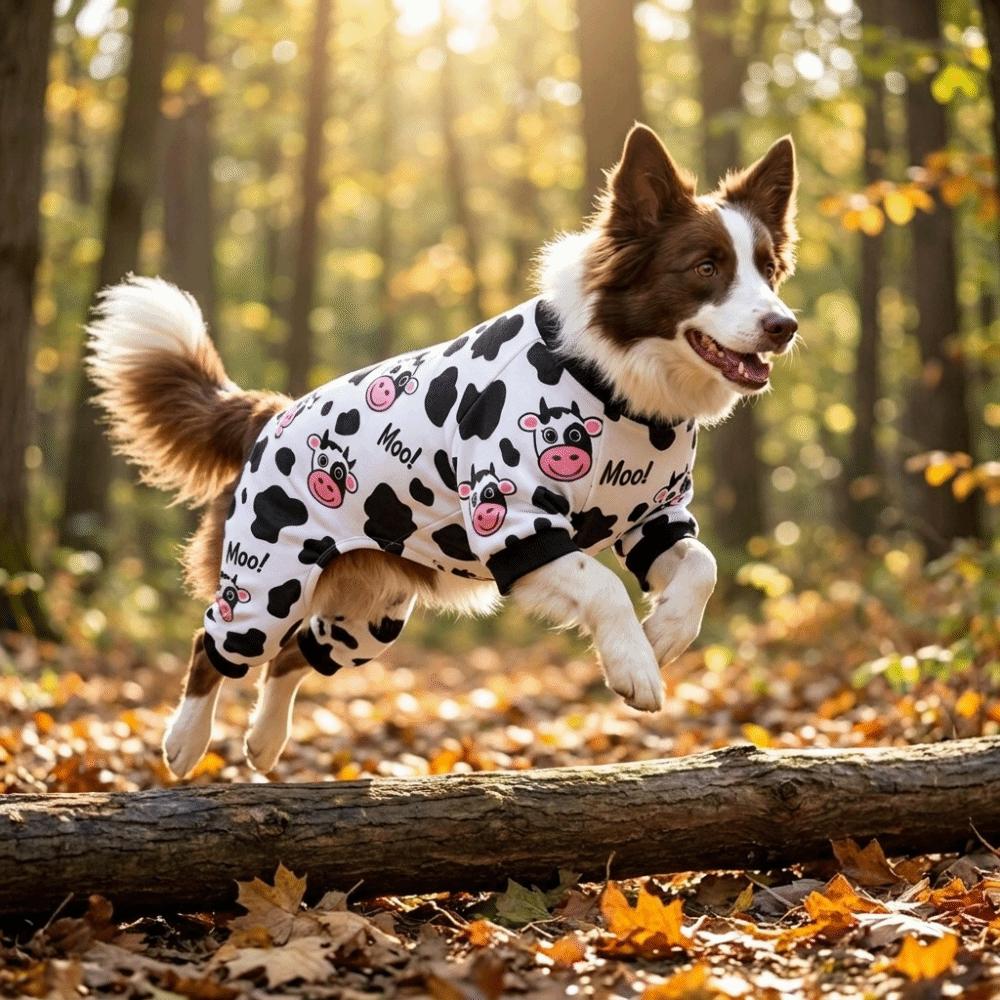 Ademende Vierpoot Hond Pyjama Zacht Comfortabel Hond Kalmerende Kleding Dagelijkse Slijtage