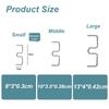 50PCS Fruit Tree Branch Shape Fixator Garden Yard Trees Support Holder Plants Vine Trainers M-Shaped Steel Wire Branch Bending Tools
