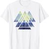 Wildlife Nature Outdoor Trees Geometric Forest T Shirt