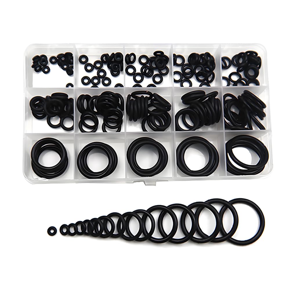 MHSKNHW O-Ring Seal Set, Nitrile Rubber Seal Ring Repair Kit, Applied to , Machine