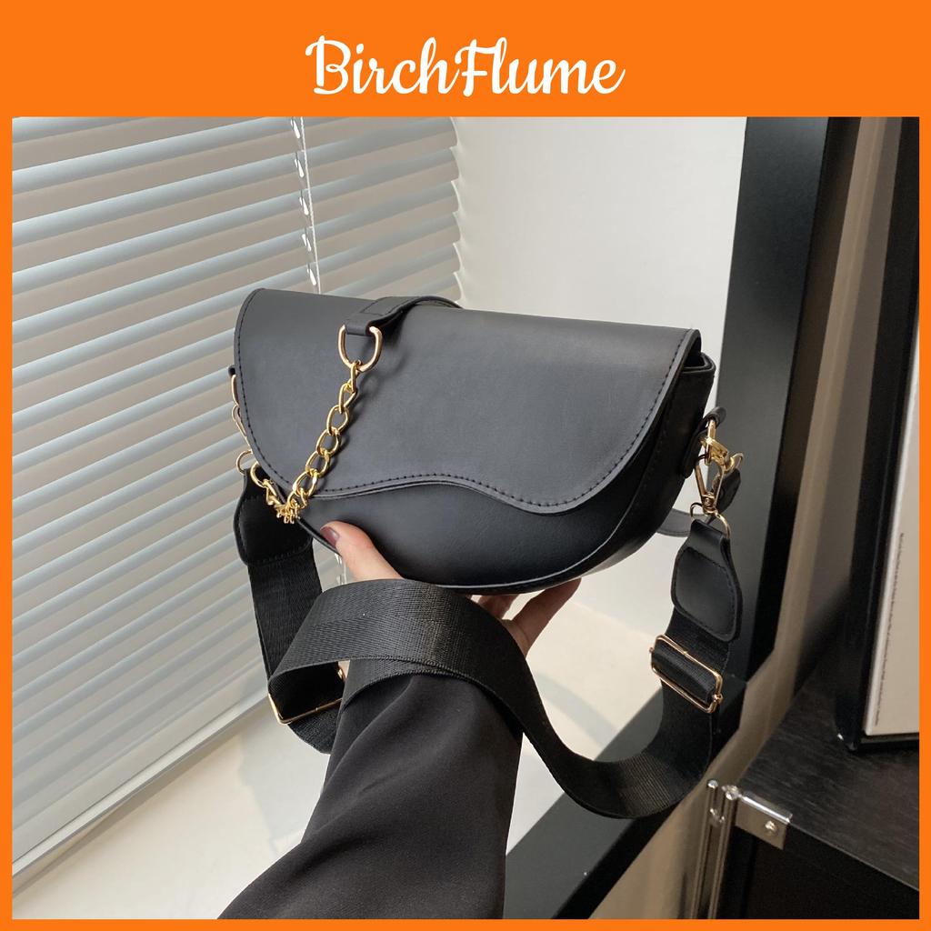 Fashion Pu Saddle Bag For Women With Inner Phone Pocket For Daily Use