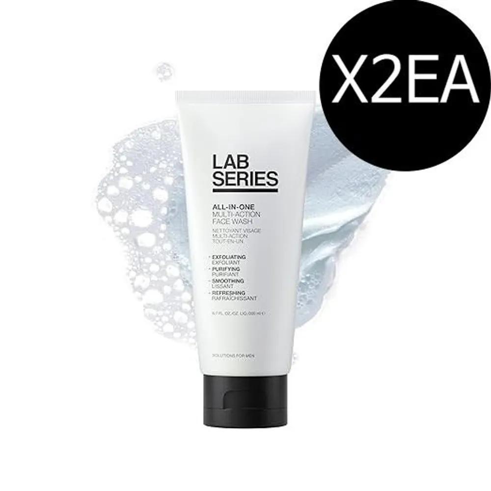 Lab Series Men s All-in-One Multi-Action Face Wash 200ml x 2