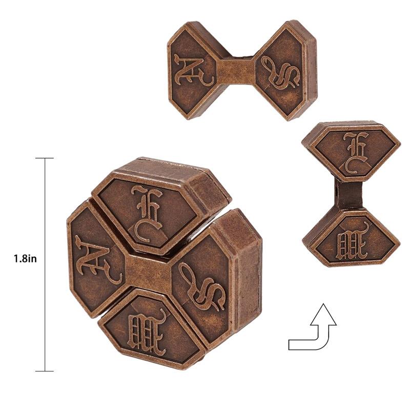 Brain Metal Teasers Puzzles For Kids Adults 3Pcs Unlock Interlocking Toys Iq Logic Test Disentanglement Educational Best Gifts