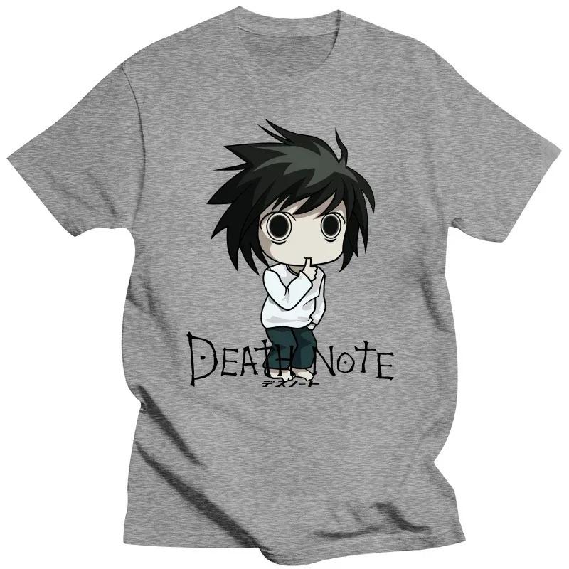 2026 L Yagami Ryuk Tee Shirt Cotton Print Mens Summer Funny Anime T-shirt Death Note Cosplay Men Women Hip Hop Fashion T Shirt