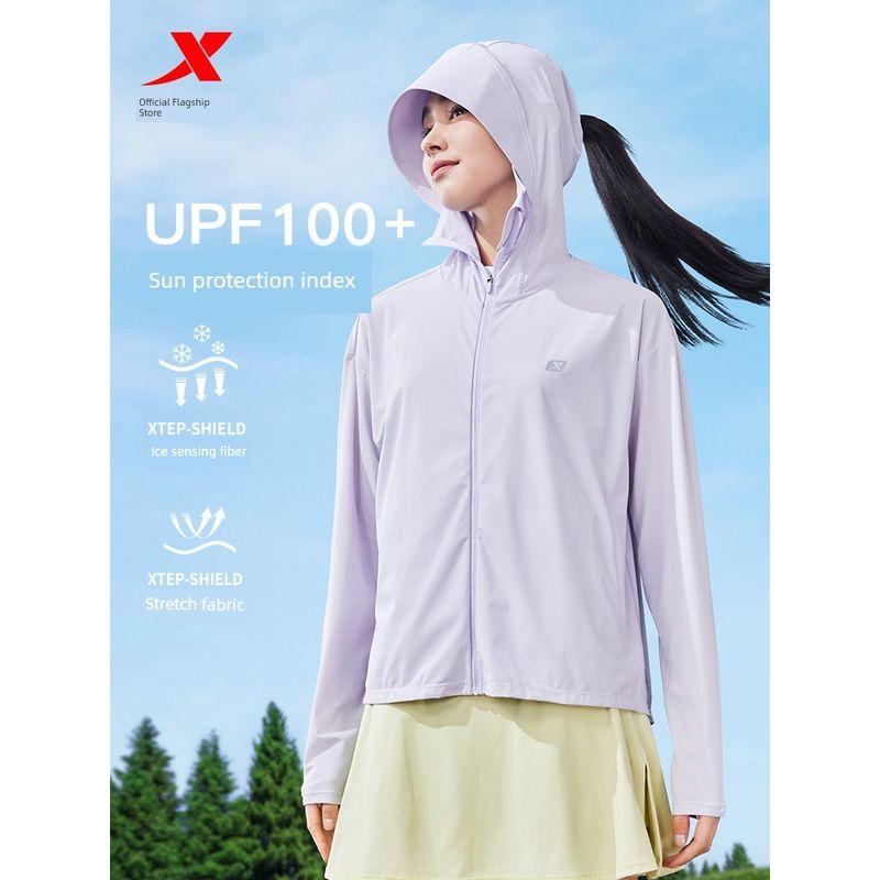 

Tebu Women s Ice Silk Mask Fishing Cycling Sun Protection Clothing Clear Blue L