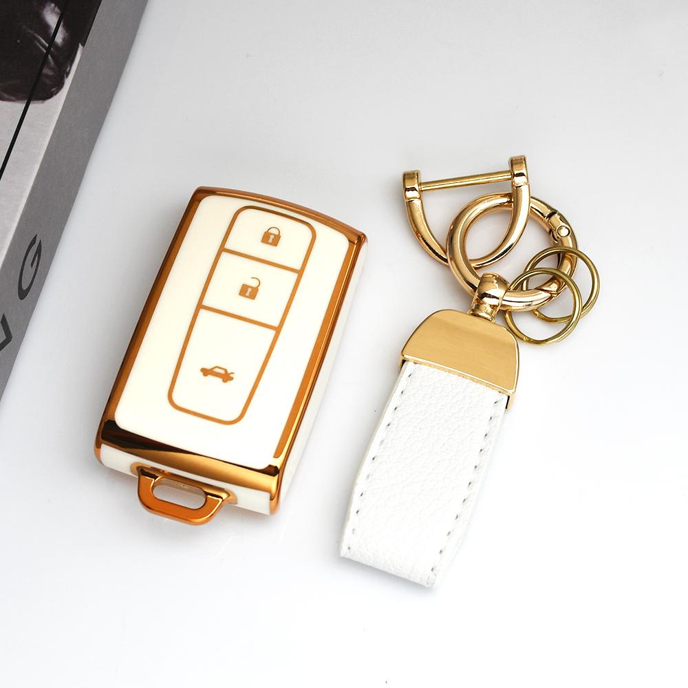 Auto Keychain Key Fob Protector Tpu Car Key Case Cover For Toyota Corolla Verso Camry Prius 2004-2009 Shell Auto Accessories