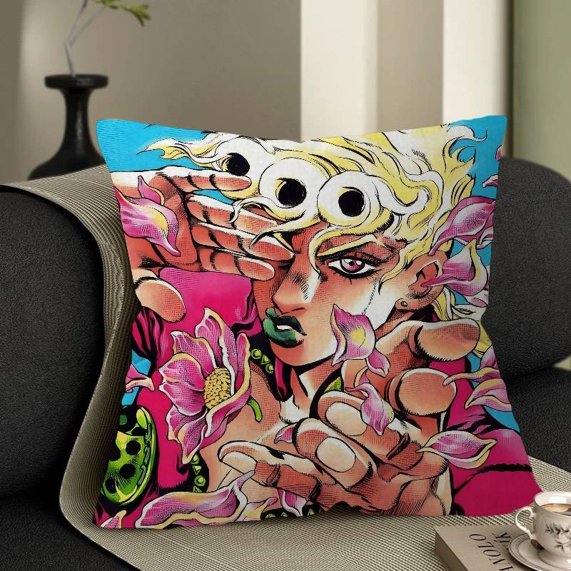 

Anime JoJo Bizarre Pillow Cushion Cover Pillowcase Living Room Sofa Home Decor Customized 30x30 cm