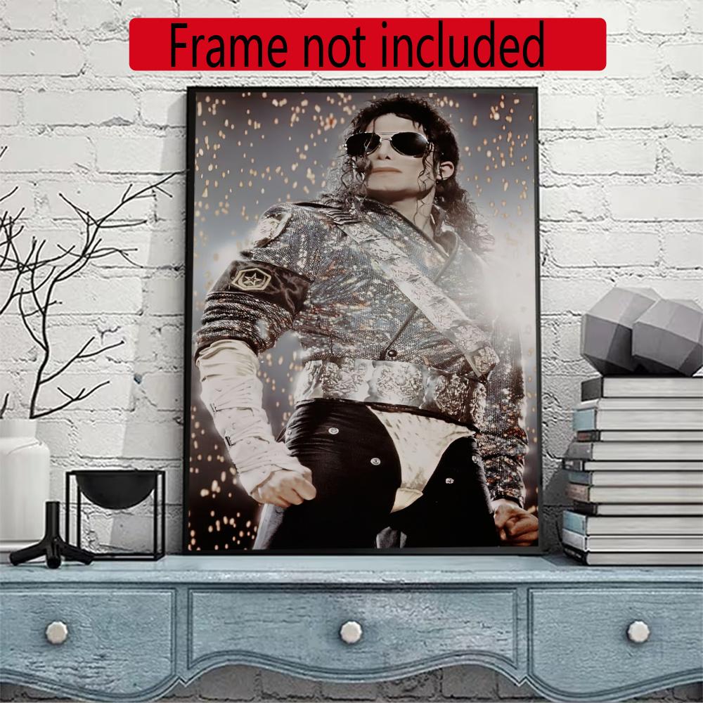Michael Jackson 5D Diamond Painting Round Diamond Rhinestones Mosaic Diamond Embroidery Wall Paintings Rhinestones Gift Frameless