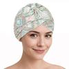 Pleated Hijab Caps Knotted Style Floral Head Wrap New Head Wrap Cap  Women Headwear