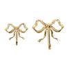 Brass Bow Shape Wall Hook Gold Wardrobe Hanger Modern Bow-Knot Hook  Keys