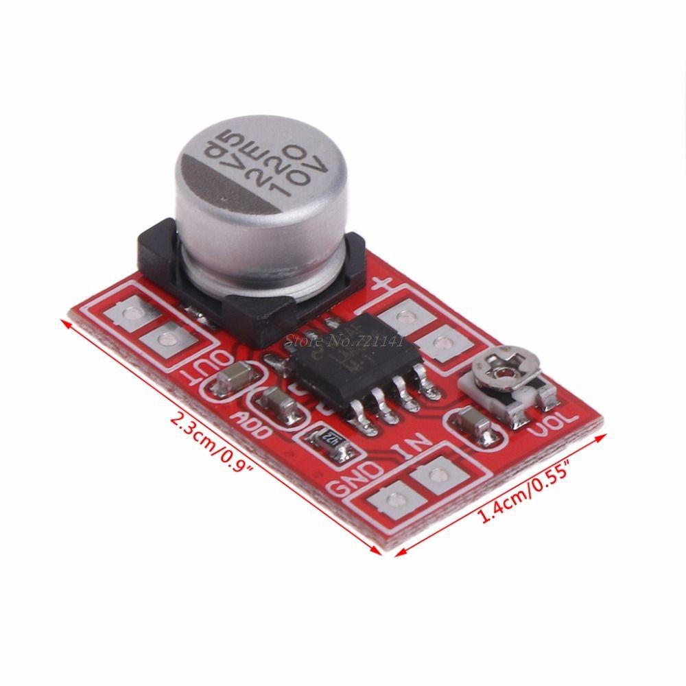 Convenient Adjustable DC 5V-12V Micro Electret MIC Condenser Amplifier Board Mini Microphone