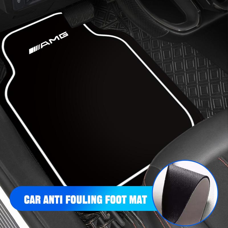 Car Floor Mats Auto Front and Rear Carpet Foot Mats with Rubber Backing for Mercedes Benz C260 W204 W205 W211 W212 W190 W213 gle