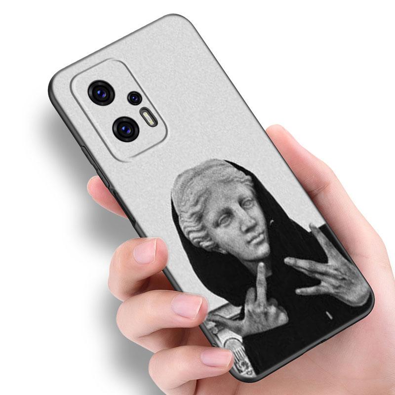 

Чехол для телефона Mona Lisa David для Xiaomi POCO F2 F3 M2 M3 M4 X3 X4 Pro NFC F4 GT 5G F1 X2 C3 C31 C40 M5S из мягкого ТПУ черного цвета Xiaomi POCOphone F1