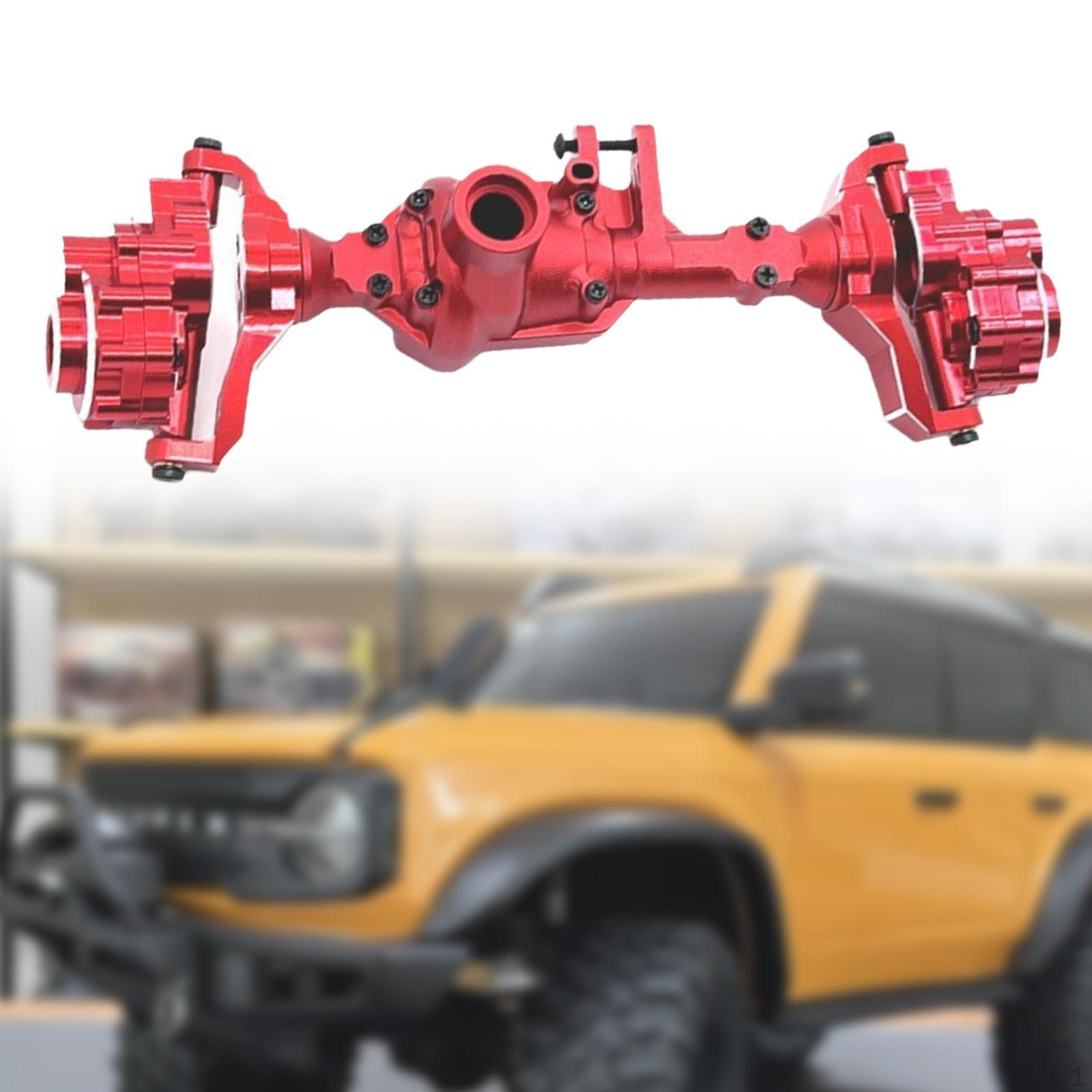 

Axle Cover for RC Car Parts Compatible with 1/10 Crawler R1002 Silver Rear Axle