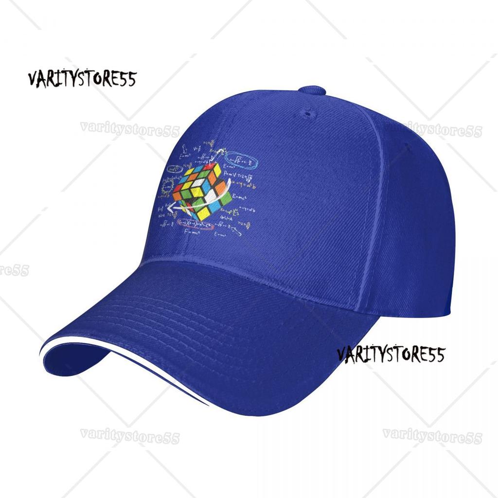 Math Rubik Rubics Player Cube Baseball Caps Casual Math Lovers Sandwich Hats Unisex Women Adjustable Caps Hat Sport