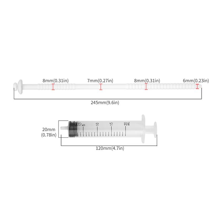 3 Velikosti Silikonová Uretrální Zvuková Tyčinka Vložka do Penisu Stimulace Dilatátor Ctnosti Katétr Dutá Penisová Zátka se Zarážkou Sexuální Hračka pro Muže