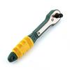 Screwdriver Pole 6.35mm Inner Hexagon Ratchet Socket Wrench with Dual-head Home Tool Accessory