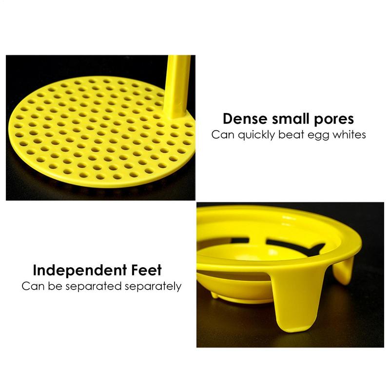 Egg White Separator Egg White Yolk Sifting Filter Manual Multifunctional Baking Gadgets Professional Baker Tool Kitchen Helper