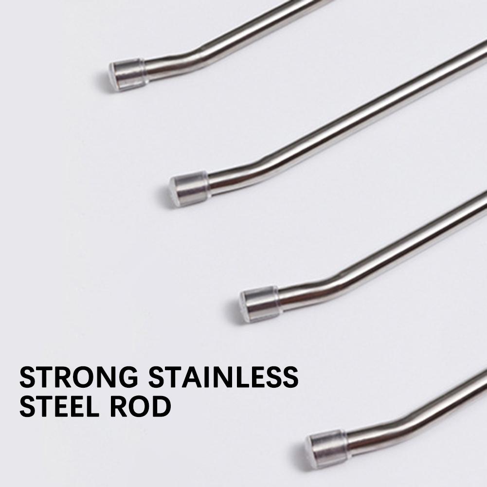 6 In 1 Magic Trouser Hangers Folding Multilayer Pant Scarf Towel Rack Stainless Steel Non-Slip Clothes Hanger Closet Organizer