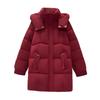 Down Padded Jacket Women's Winter Mid-length Padded Jacket Loose Thick Warm Fashion Padded Jacket Cold-proof Jacket