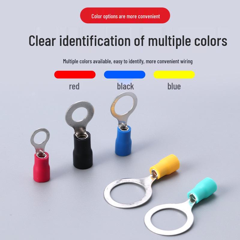 Flame Retardant Insulated Copper O-ring Terminal Lug