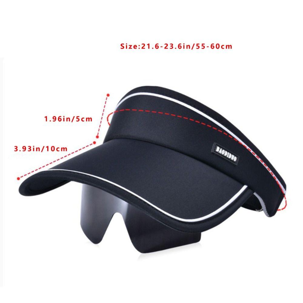 Sun Protection Sun Hat with Sunglass Adjustable Sport Hat Fashion Empty Top Cap  Cycling Climbing