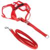 Cat Vest Type Harness with Adjustable Leash Pet EscapeProof Vest Strap for Walking(Red L)
