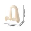 3/2/1Pcs Bag Hanger Hook Double Hooks Space-Saving Clothes Hats Scarf Handbag Storage Rack Wardrobe Backpack Hook