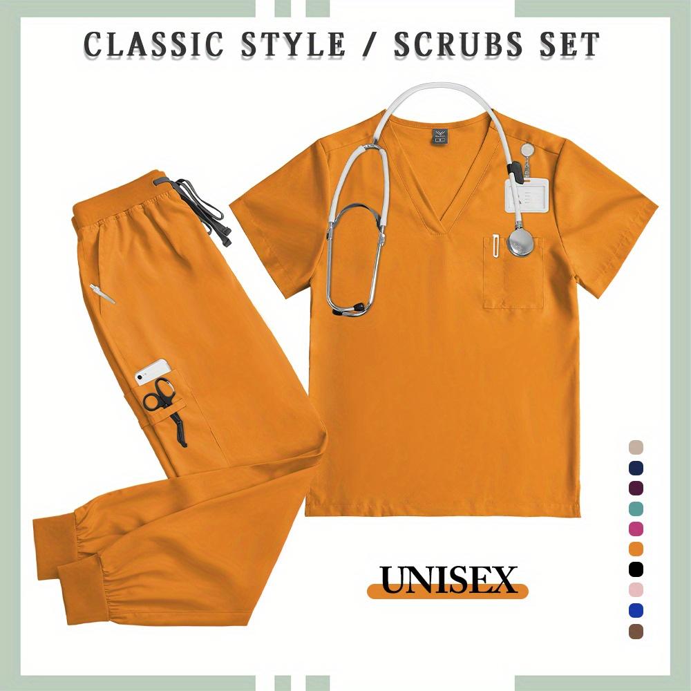 Hot Sale Hospital Pullover Set Women Men Lab Pet Shop Room Uniform Gown Nurse Workwear Accessories