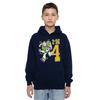 Toy Story Childrens/Kids I'm 4 Buzz Lightyear Birthday Pullover Hoodie