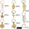 10/20/50/60/100Pcs Metal African Hair Rings Beads Cuffs Tubes Charms Dreadlock Rings clips braid spiral braid hair extension