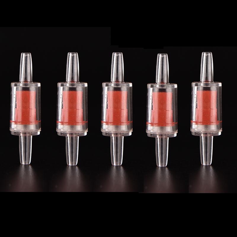 10/5/3/1Pcs One Way Non-Return Check Valve Fish Tank Co2 Water Air Line Pump Plastic