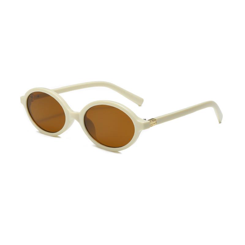 2024 Xiaohongshu Retro Oval Nerd Glasses with Anti-Blue Light in a Simple, High-End Style