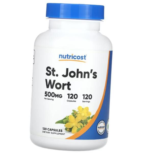 Экстракт Зверобоя, St. John's Wort 500, Nutricost  120капс (71647060)
