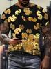 Lustiges Muskelkörper 3D-gedrucktes T-Shirt Sommer Herren Designer Kleidung Hässliches Brusthaar Rundhals Kurzarm Tops