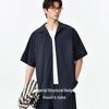 Men's Sun Protection Micro-Wrinkle Cuban Collar Short Sleeve Shirt
