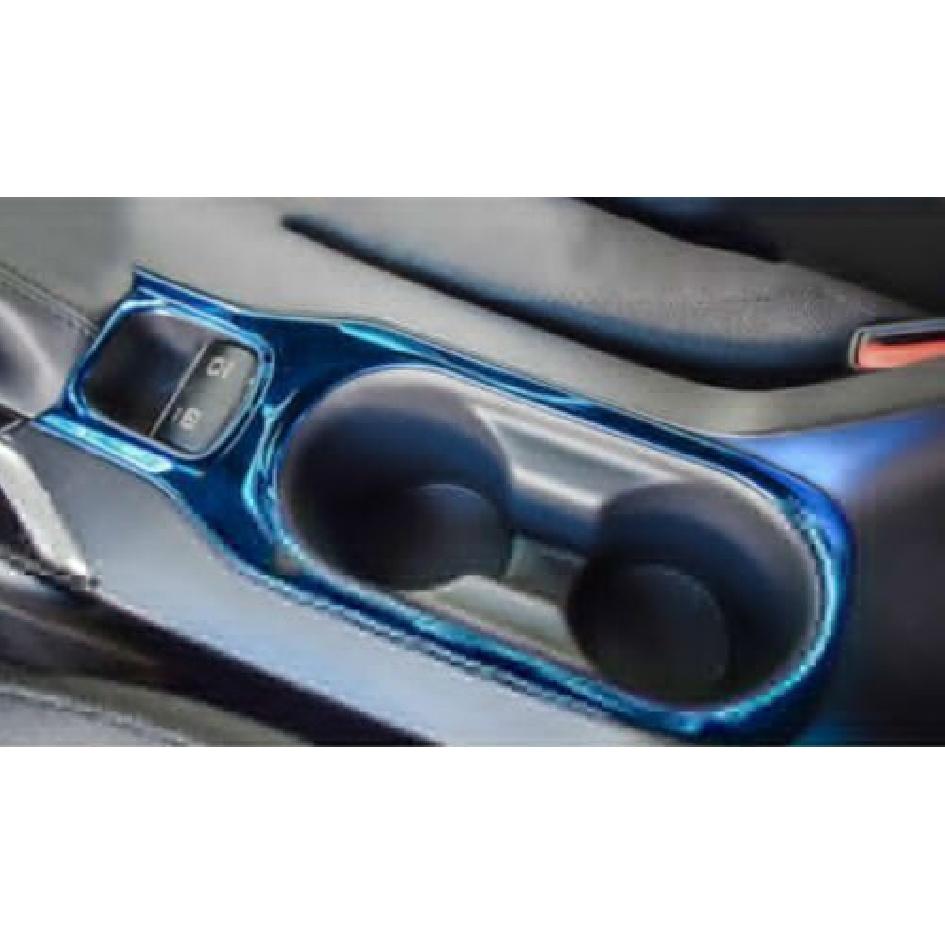 For Toyota Corolla -23  Water Cup Holder Cover Blue Center Console Titanium