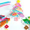 Colorful Sticks Christmas Tree Shape Pad Toy for Calming Stress Anxiety Christmas Gift with Sticks Toy Sensory Toy