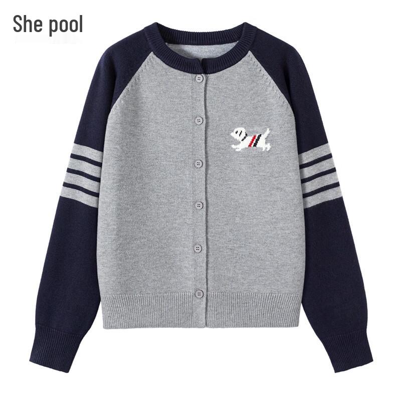 

Shechi Women s Academy Style Contrast Crew Neck Knit Sweater S